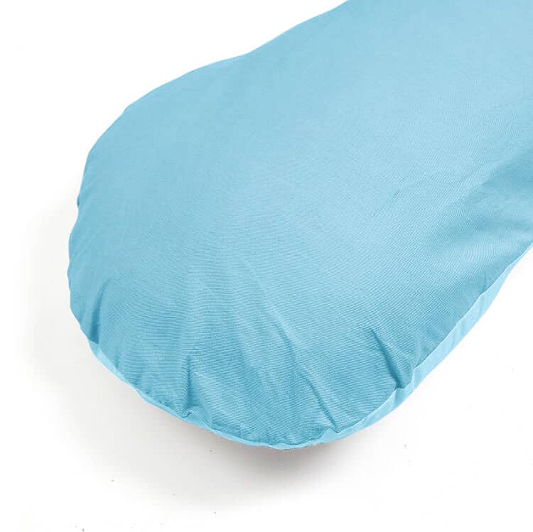 כרית הריון Premium 100% כותנה – תכלת בהיר