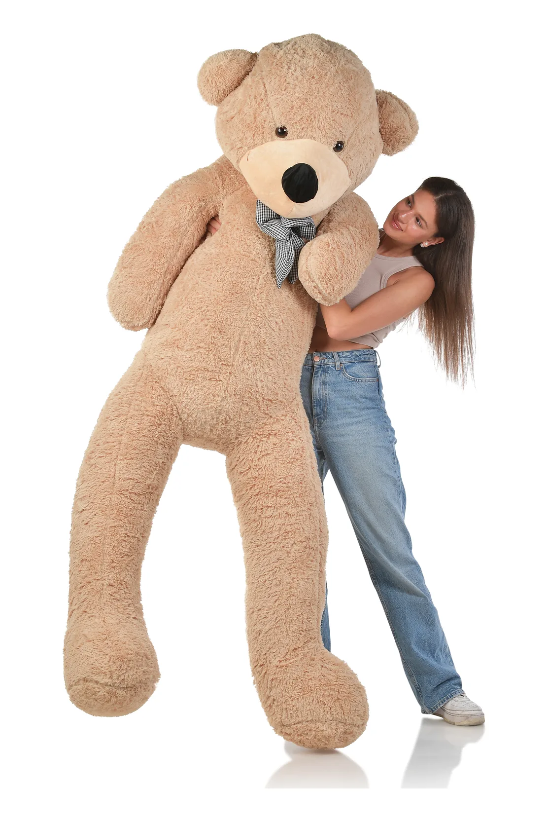 דובי ענק 2 מטר חום בהיר מוקה | Plush Toys