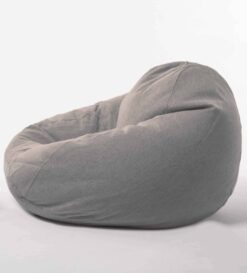 פוף ענק - 120*100 ס"מ - אפור - דגם כ | Plush Toys